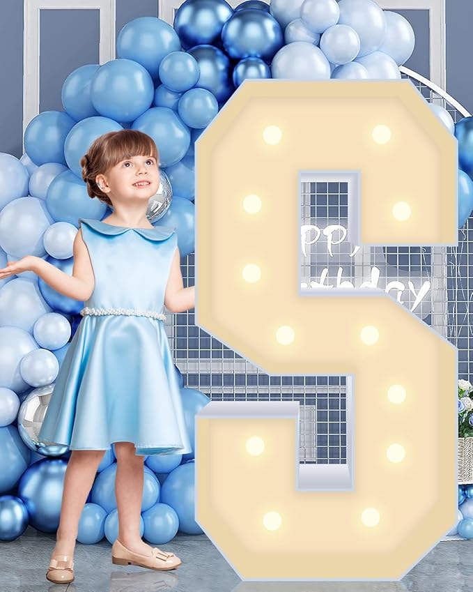 4FT Marquee Plastic Letters S by KLUND