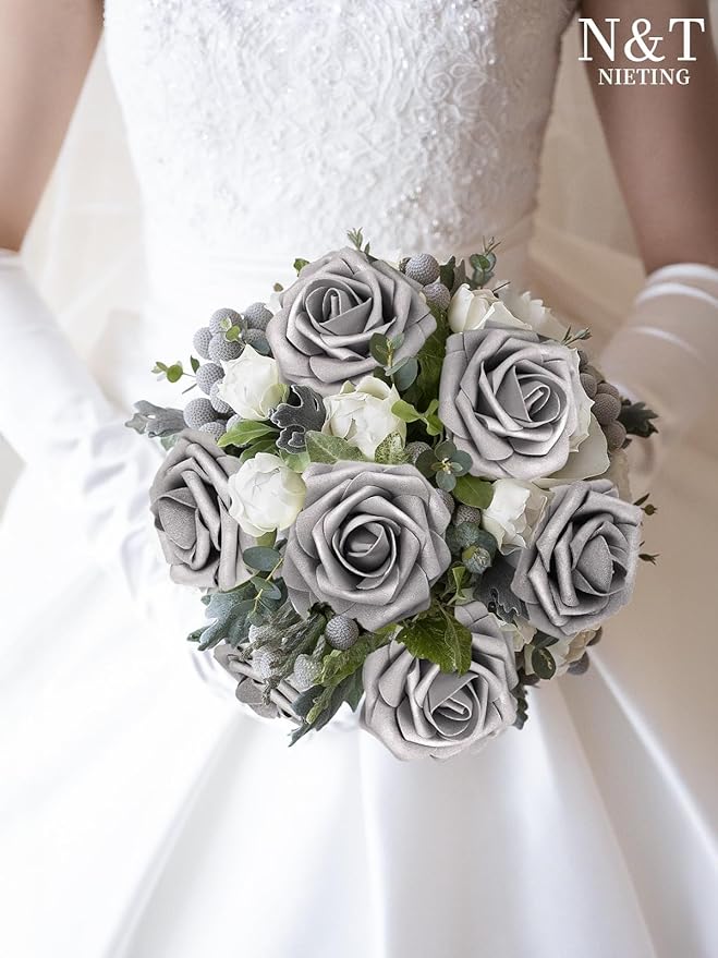 N&T NIETING Artificial Flowers, Fake Flowers Roses Perfect - Image 5