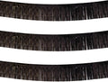 Thick 10 Feet by 15 Inch Black Foil Fringe Garland by Blukey