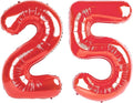 Red Number 25 Balloon by Upgesy
