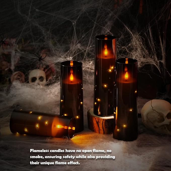 Flameless Candles with Embedded Star String - Image 5