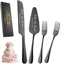 Personalized Wedding Cake Knife and Server Set Stainless Steel Forks Cake by SEKECHIKU