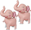 2PCS Matte self-standing elephant animal balloon 3D Jungle Large Elephant Foil by YOIOZAIZAI