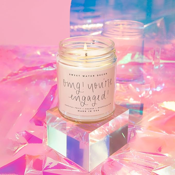 Sweet Water Decor OMG! You're Engaged Candle - Image 5