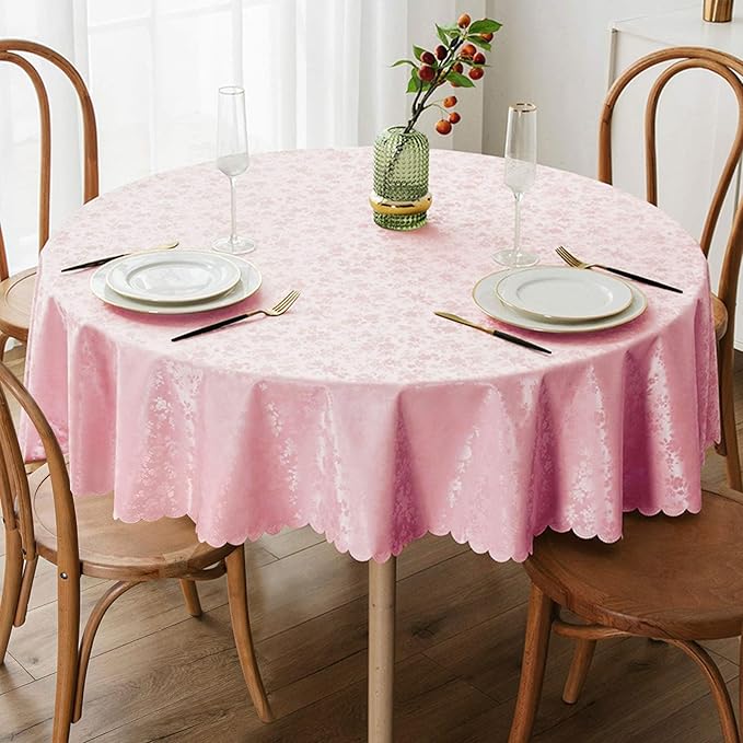 Smiry Rectangle Table Cloth, Waterproof Heavy Duty Vinyl Tablecloths, Wipeable by Smiry