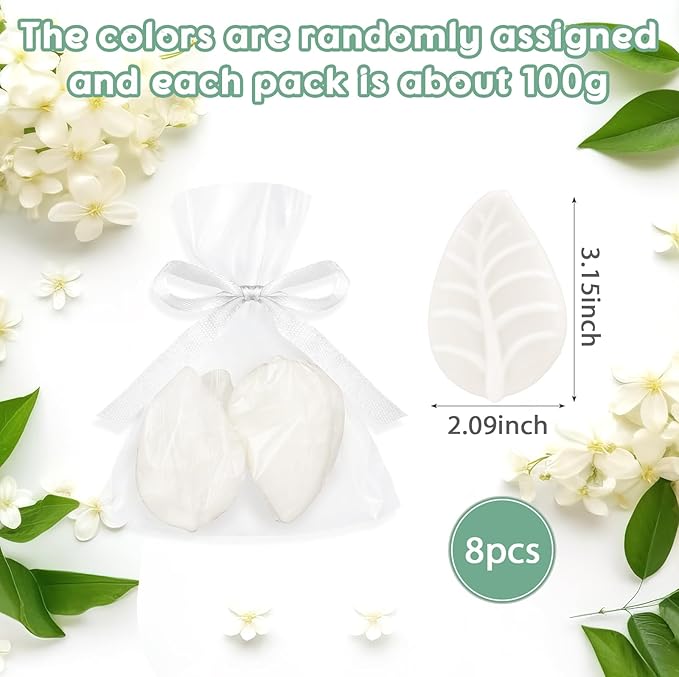 200g Bathroom Soap Decor Mini Tree Leaves Soaps - Image 2