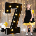Pooqla 3FT Marquee Light Up Numbers, Giant Mosaic Light Up Numbers by Pooqla