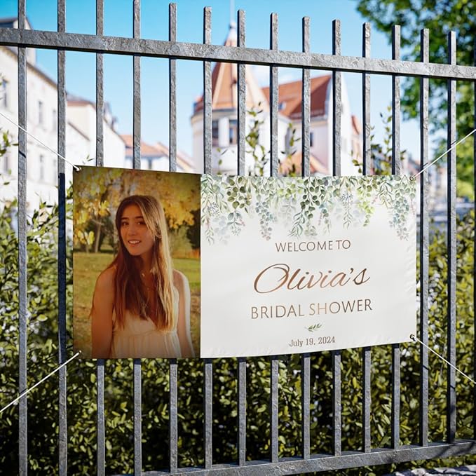 Personalized Bridal Shower Banner, Bridal Shower Banner, Bridal Shower Welcome - Image 2