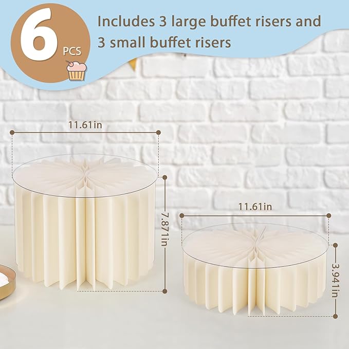 6 Pcs Buffet Risers, Food Risers - Image 2