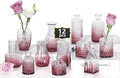 Mini Bud Vases Set of 12 As Wedding Centerpieces by Zipper