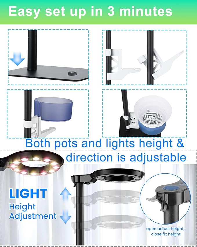 Indoor Plant Hydroponics Growing System Tower Kit - Image 5