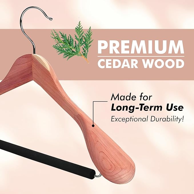 DEILSY™ Cedar Hangers for Closet - Image 2