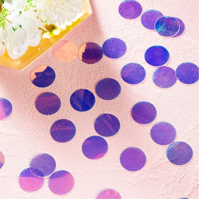 Iridescent Confetti Holographic Table Decoration - Image 5