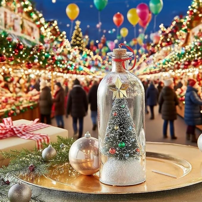 Christmas Tree Message in a Bottle, Recordable Christmas Tree Voice Message - Image 4