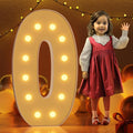imprsv 4FT Acrylic Light Up Letter O, Decorative Signage by Letsmakeitimpressive