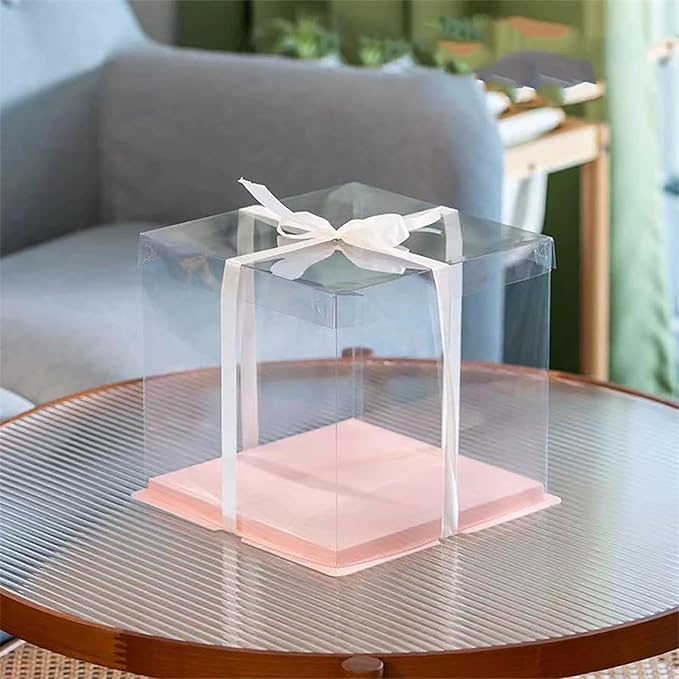 XININSUN pink clear cake box - Image 8