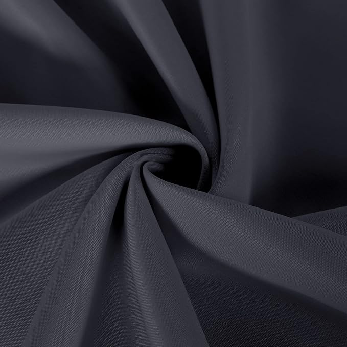 sancua 2 Pack Dark Grey Tablecloth 60 x 102 Inch, Rectangle 6 Feet Table Cloth - Image 5