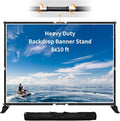 FUDESY 10x8 ft Backdrop Banner, Heavy Duty Adjustable Background Stand Kit by FUDESY