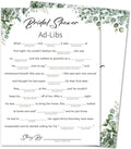 Eucalyptus Bridal Shower Game Cards by HOME
