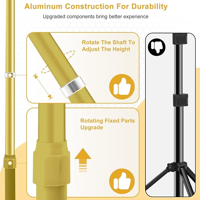 Jiang&Rong 10ft x 10ft Adjustable Backdrop Stand Kit - Image 3