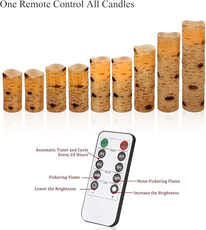 Flameless Flickering LED Candles - Image 3