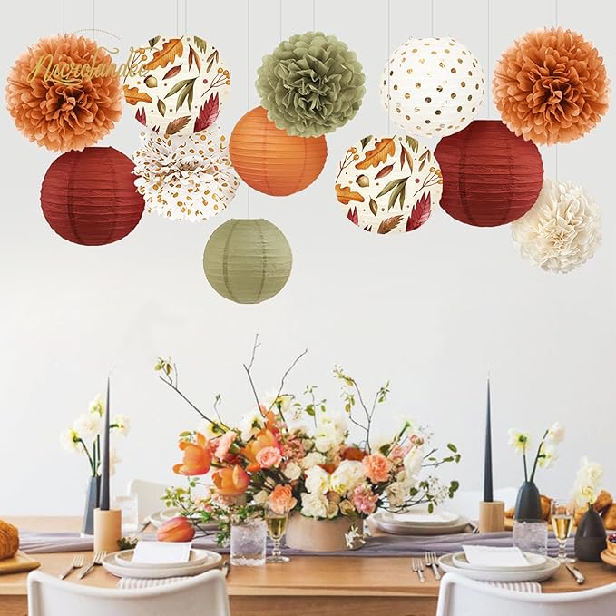 NICROLANDEE Fall Wedding Decorations, Fall Baby Bridal Shower, Autumn Harvest - Image 5