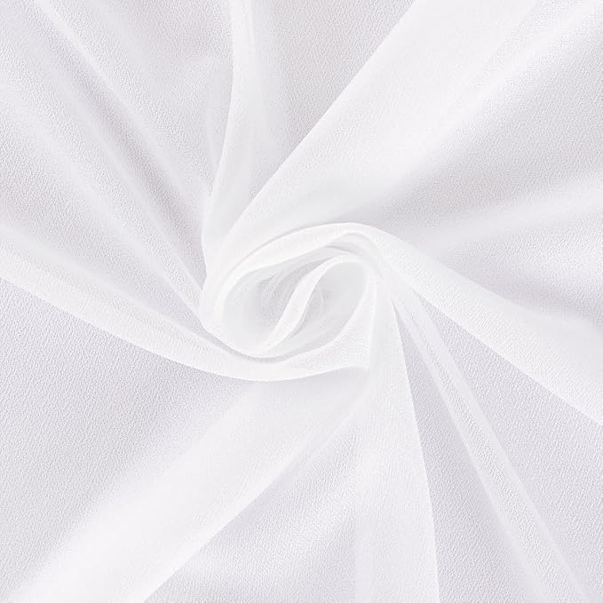 White Wedding Arch Draping Fabric 29" x 20 FT White Drapes - Image 6