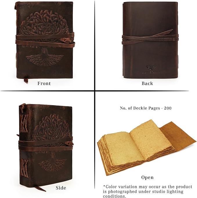 LUXEORIA Leather Journal for Women and Men, 200 Pages - Image 7