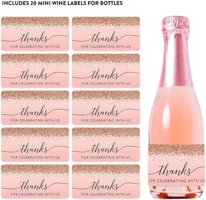 Andaz Press 20-Pack Mini Wine Labels - Image 4