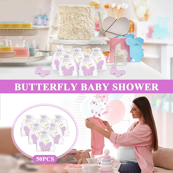 50 Sets Butterfly Baby Shower Favors - Image 5