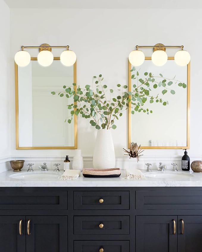 Gold Vanity Light for Bathroom, Modern Bathroom Light Fixtures Over Mirror - Image 2