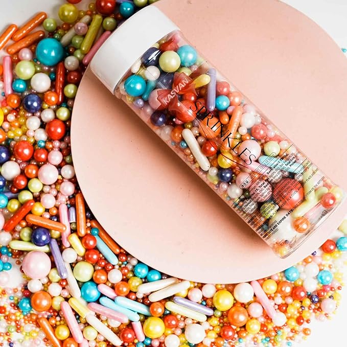 Kasvan Rainbow Mix Sugar Sprinkles - Image 6