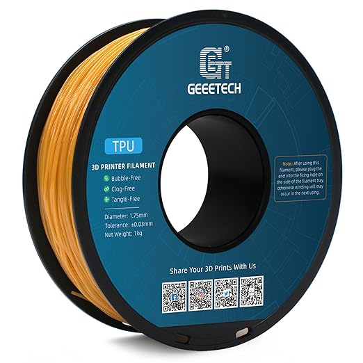 Geeetech TPU Filament 1.75mm, Shore 95A – Flexible 3D Printer Filament - Image 7