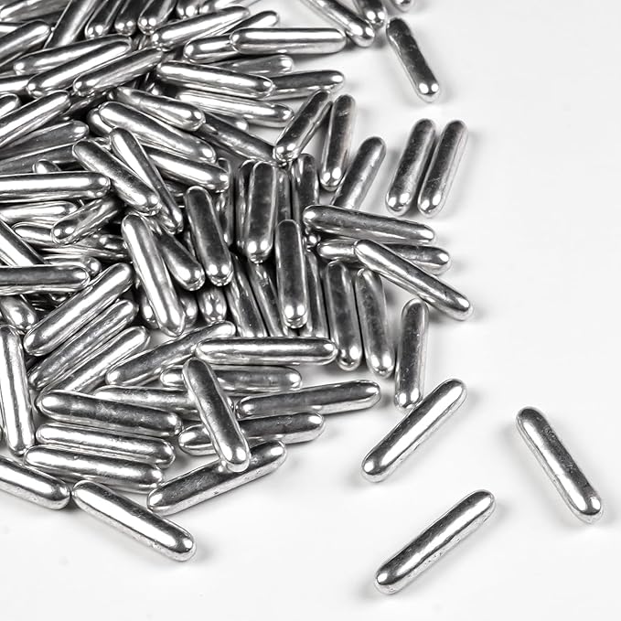Silver Rods Sprinkles, Sugar Sprinkles by Joyvitas