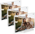 3 Pack 4x6 Magnetic Acrylic Picture Frame by JUOIFIP