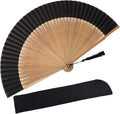 Amajiji Small Folding Hand Fan for Women, Chinese Japanese Vintage Style Bamboo by Amajiji
