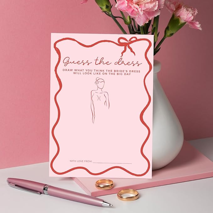 DEEKA 30 PCS Bridal Shower Games Card - Image 4