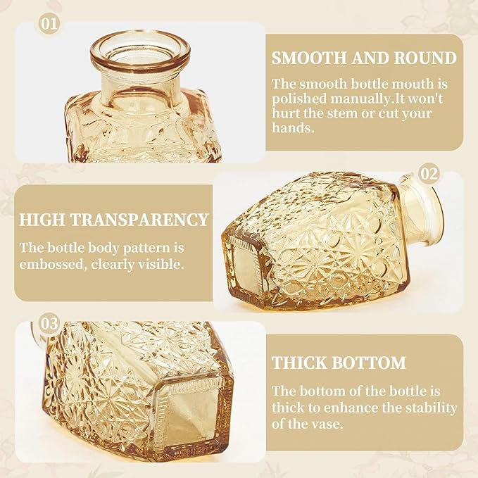Mini Bud Vases As Wedding Centerpieces - Image 2