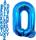 40 Inch Blue Letter Q Balloons, DIY Phrase Foil Alphabet Letter Q Balloons DIY by LHOAVWE