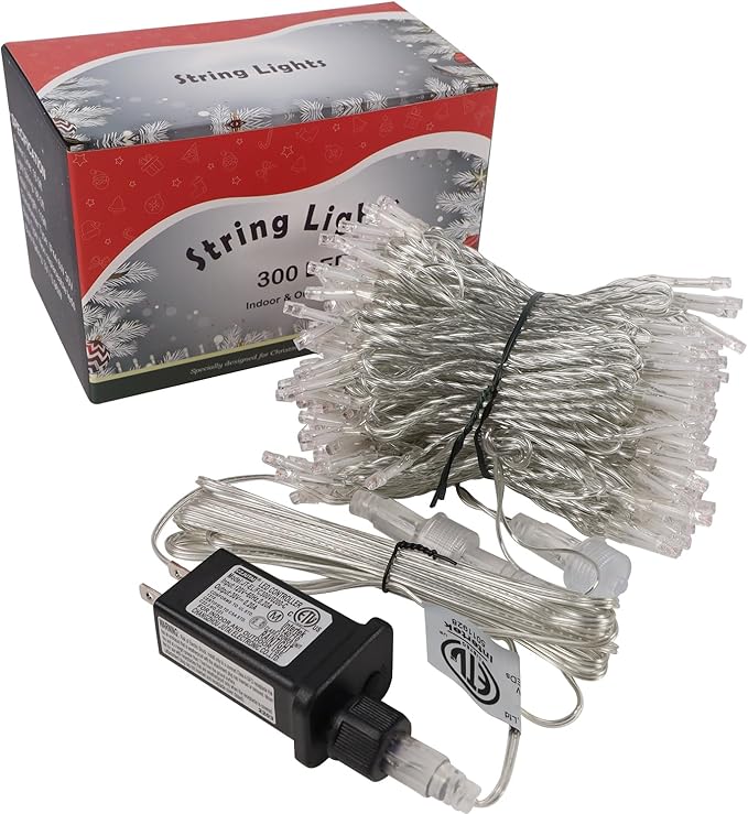 LJLNION 300 LED Christmas Lights, Extra Long 98.5FT Xmas String Lights Outdoor - Image 8