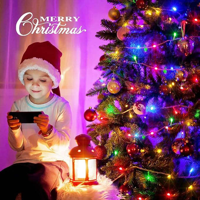 JMEXSUSS 163ft 500 LED Christmas Lights Outdoor, Waterproof Clear Wire String - Image 2