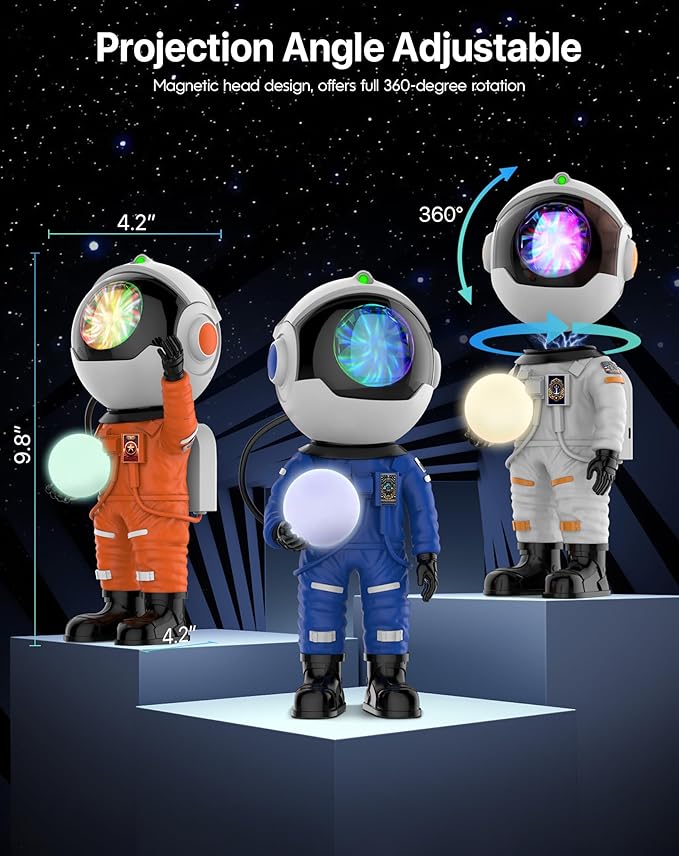 Rossetta Astronaut Galaxy Projector, Star Projector - Image 4