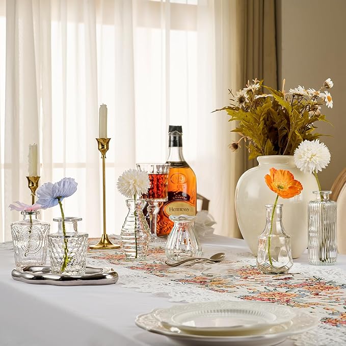 Glass Bud Vase Set of 40 Pcs Small Minimalist Vases - Image 3