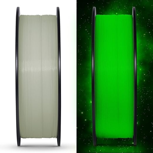 Geeetech Glow in The Dark Filament Green, 3D Printing Filament, Luminous PLA - Image 3