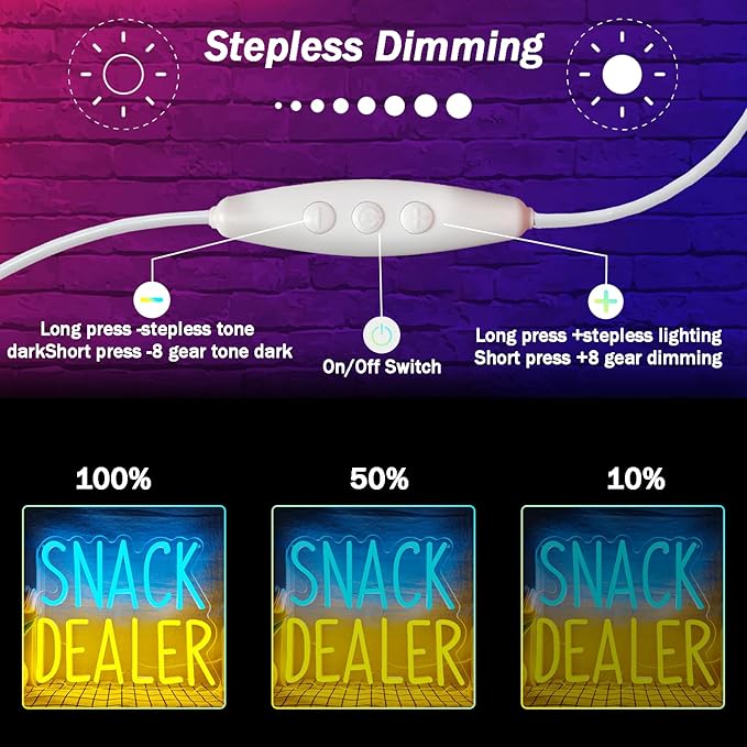 Snack Dealer Neon Sign Snack Bar Led Neon Sign - Image 5