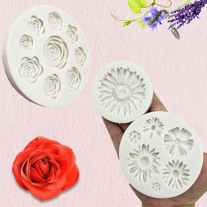 Flower Silicone Fondant Molds - Image 5