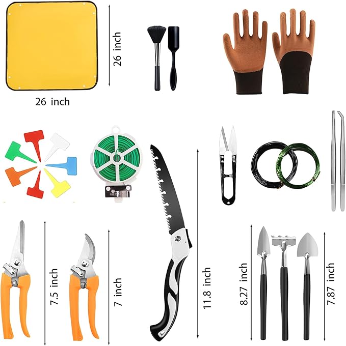 Bonsai Tools Set for Beginners, Bonsai Tree Kit - Image 7