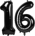 Black Number 16 Balloon by Upgesy