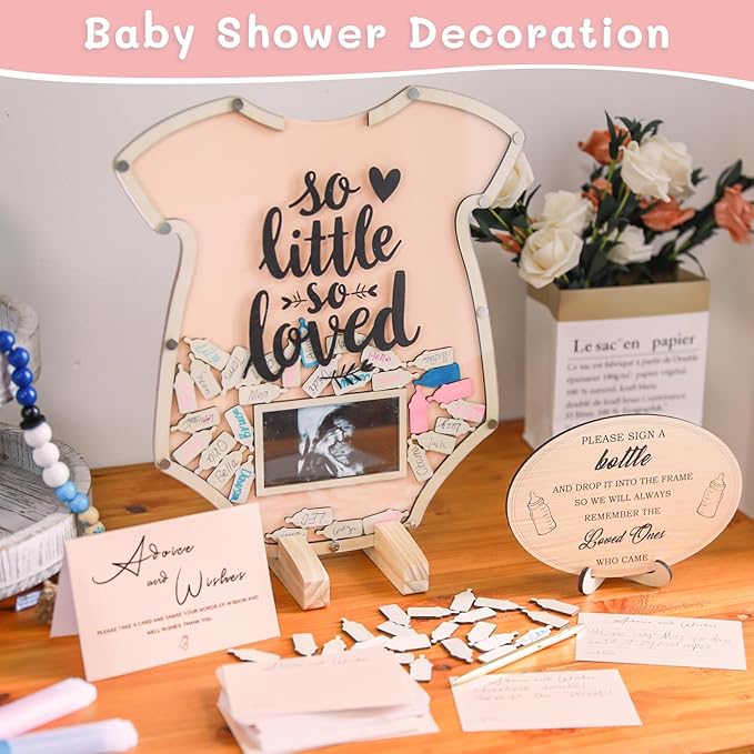 60Pcs Baby Shower Guest Book - Image 3
