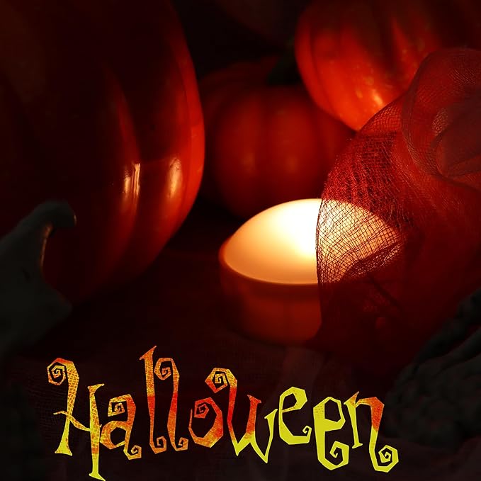 LED Pumpkin Lights with Remote and Timer, Battery Operated Bright Flickering - Image 5
